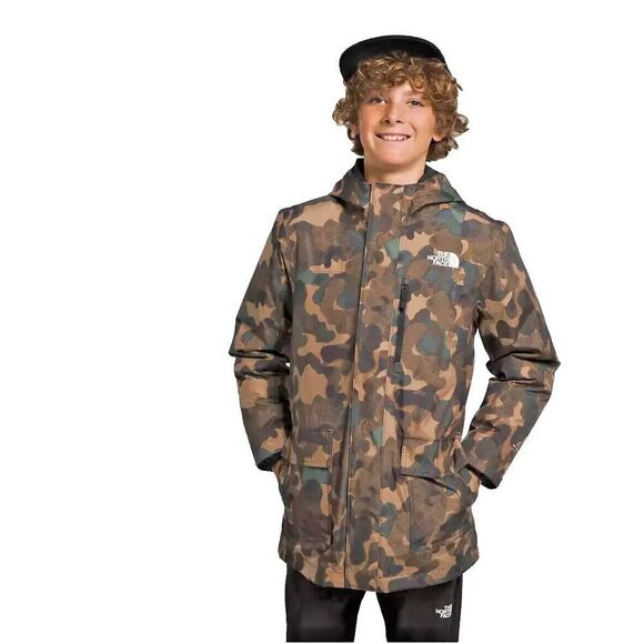 The North Face North Down Triclimate Jacket NF0A84M5ORU Kids 2XL Brown APP653 - Picture 1 of 9